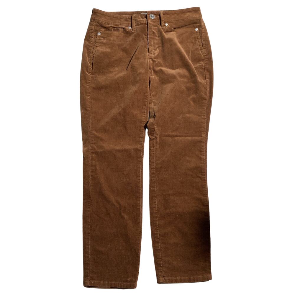 J.Jill Corduroy Pants, Brown, Women’s 4 Petite — Classic, Casual, Soft Corduroy